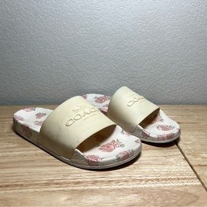 Coach Floral Slides size 7